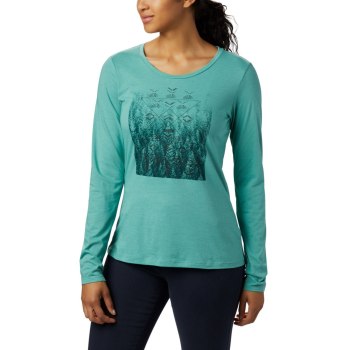 Columbia Ženske Majice S Kapuljačom - Alta Peak Long Sleeve Bakrene | KHGL-21634